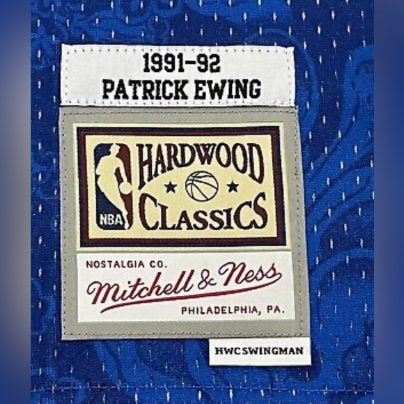 Mitchell & Ness Mens NY Knicks Patrick Ewing Chinese Lunar New Year Jersey - Picture 4 of 6